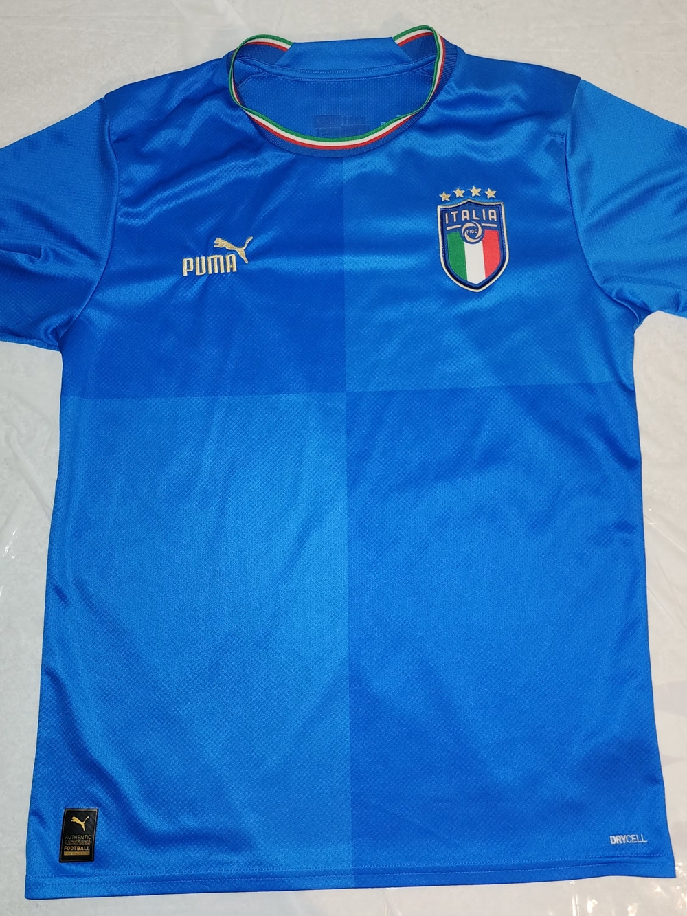 PUMA Italy 2022 Home Authentic Jersey – Azzurri